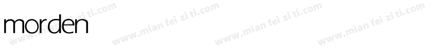 morden era字体转换
